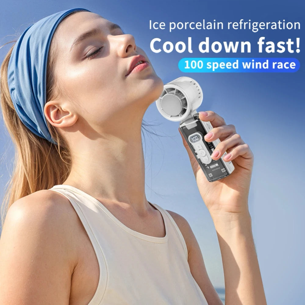 Rechargeable Foldable Turbo Fan