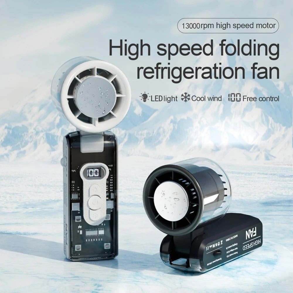 Rechargeable Foldable Turbo Fan